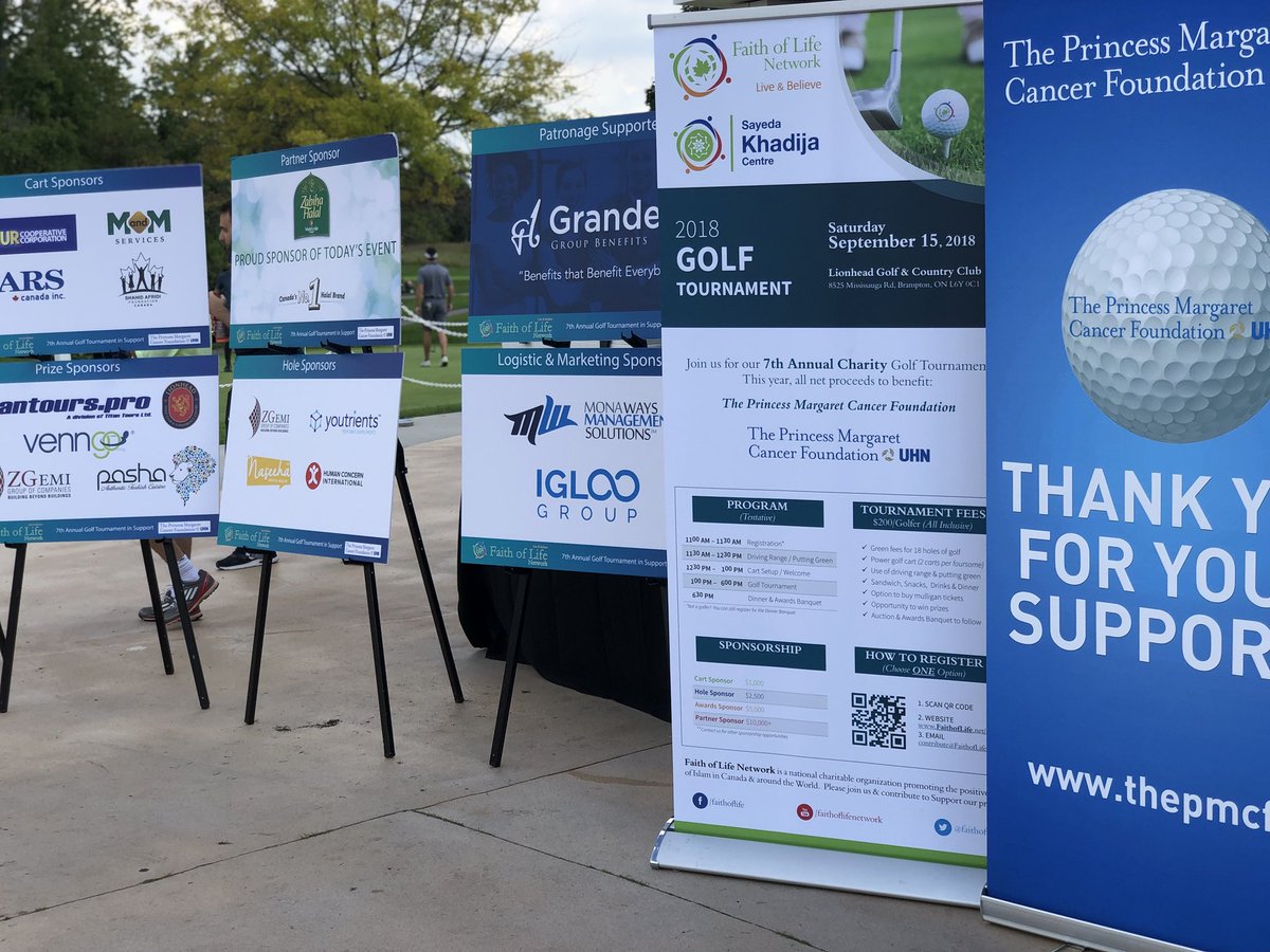 faithoflife's tweet photo. AH! Great turnout out for our Annual Golf Tournament in support of @pmcancercentre @thePMCF 

#GivingBack #ConquerCancer iA https://t.co/hitI4JK8NB