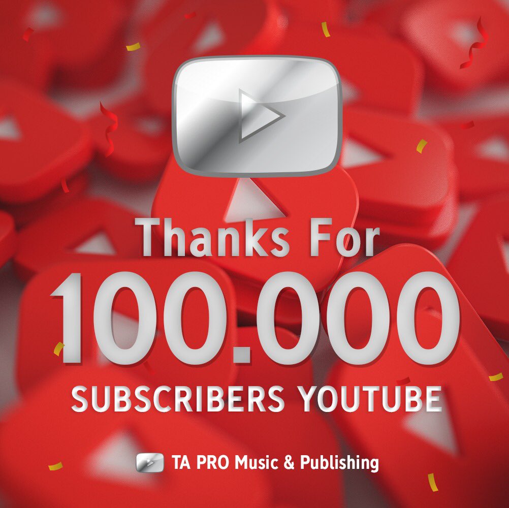 tapromusik's tweet photo. Terimakasih untuk subscribers kita yang telah mensupport channel Youtube TA Pro Music &amp; Publishing, semoga konten-konten yang kita sajikan bisa semakin lebih baik lagi kedepannya. Aamiin.

Klik link dibawah :
https://t.co/3Mu7tliWt1

#YoutubeChannel #tapromusik #silverplaybutton https://t.co/orsOa6AB5e