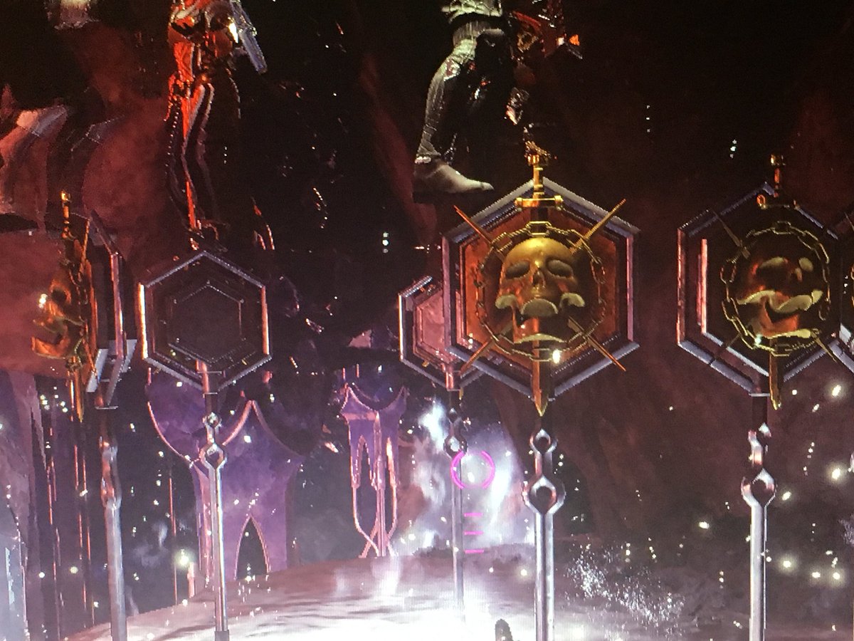 ian97939713's tweet photo. @Bungie placed all six banners at the same time! Better than the raid. Don’t fix this please, it’s great! https://t.co/YUH5v3wTdc