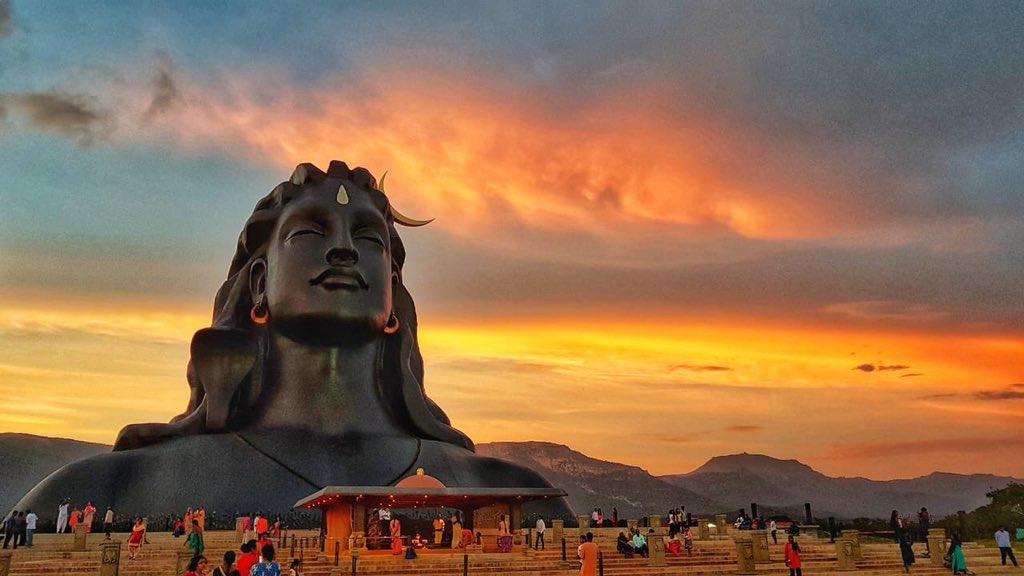 shakrajit_life's tweet photo. #IncredibleIndia #Adiyogi #IshaYogaCenter #SourceOfYoga https://t.co/gdAdUE3TMZ