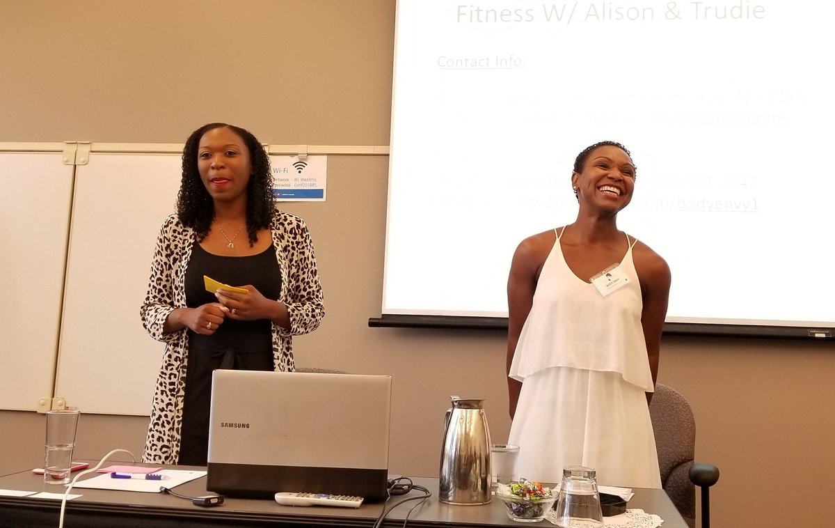 SocaMomDC's tweet photo. "You have to MAKE time to work out because you won't FIND the time."
Fitness panel at #bmcsummit. https://t.co/vfNZI8Wfm6