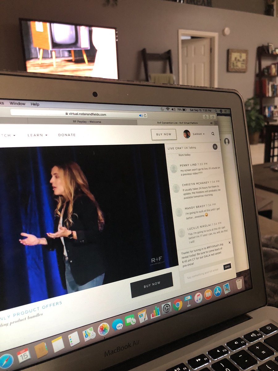 SarahG_Rodan's tweet image. Rachel Hollis and mommin’ #RFvirtual