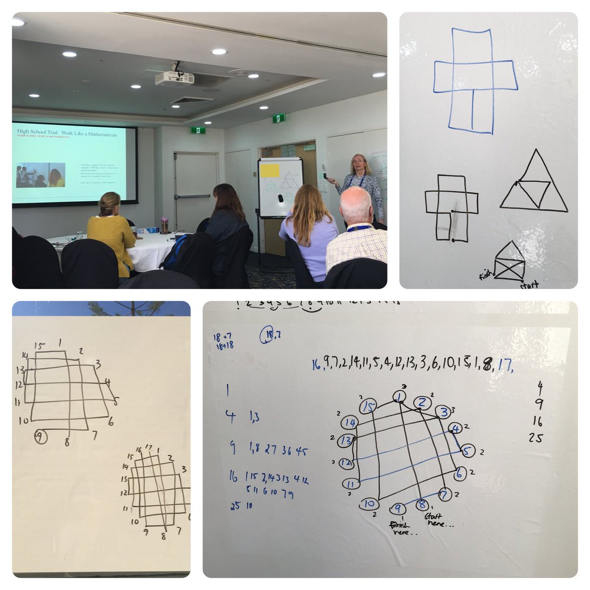 kath_cartwright's tweet photo. Whiteboarding with Tricia Forrester and the @UOW team. #MANSW18 https://t.co/TGbGWGBX00