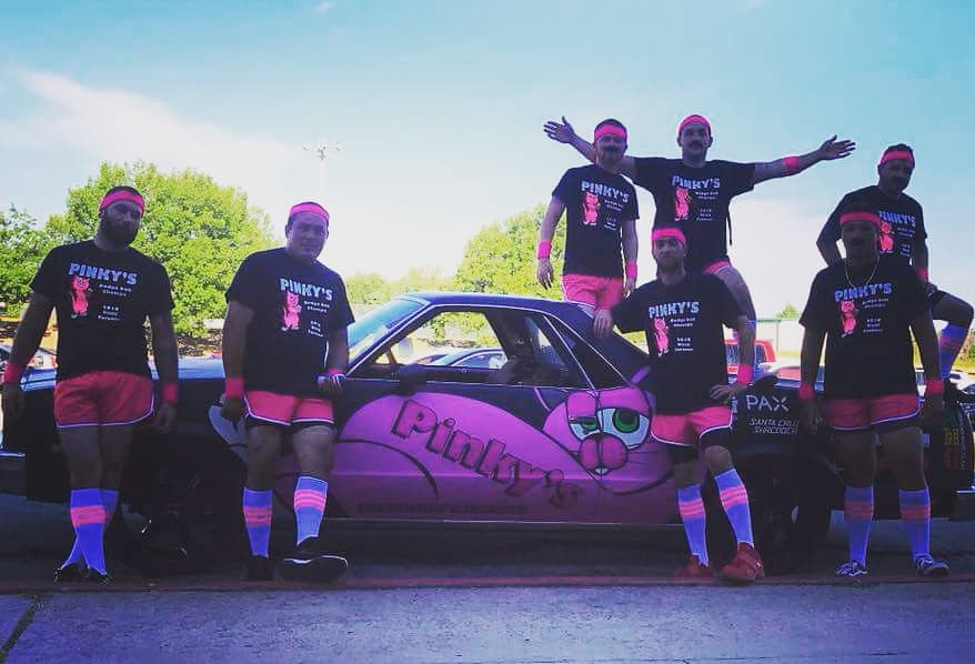 Clark04Haymaker's tweet image. A Soldiers Child foundation. Introducing the 2018 Great American Dodgeball Festival Champions (&amp;amp; also best uniform winners).
Our giant gold wrench trophy will be on display at Pinky’s Muskogee if you wanna come marvel at its glory.
#pinkys #bestaround #muskogee #tahlequah #champs