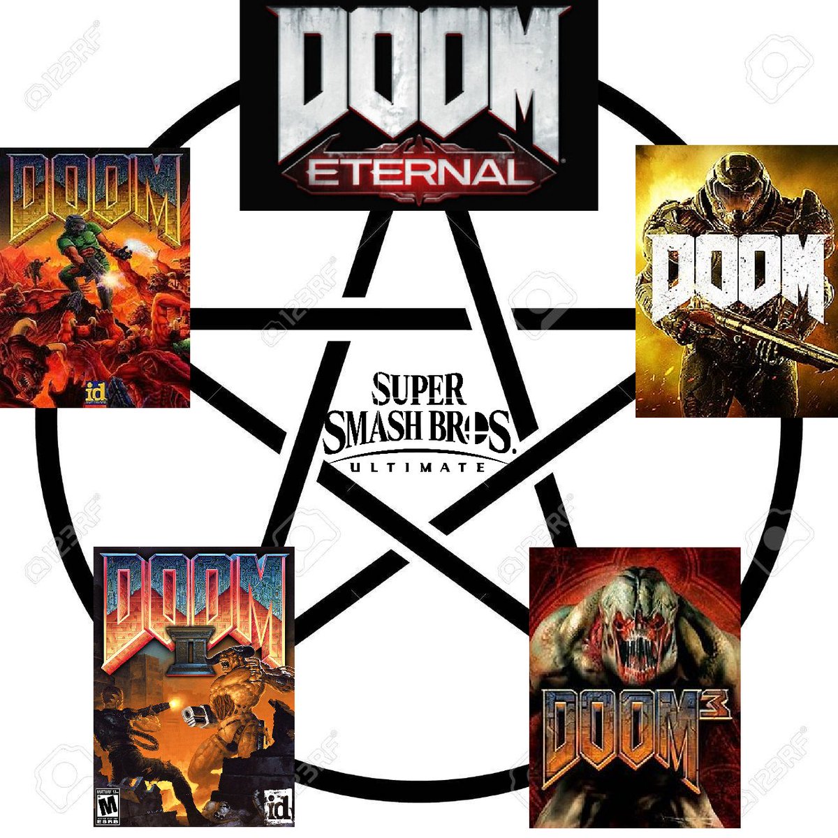 KillrQueen24's tweet photo. If it worked for Animal Crossing, it'll work for Doom... #nintendo #SmashBrosUltimate #Doom. #doomguy #daddysakurai #goddhoward #MakeItHappen #Bethesda https://t.co/lAiEzjv4Ps