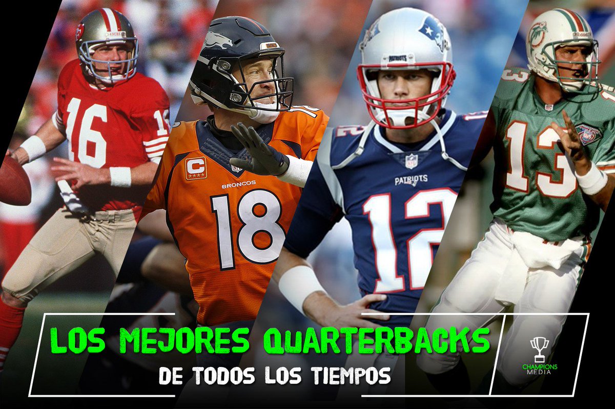 En el #ChampionsBlog nos la jugamos en cuarto down y elegimos a los mejores quarterbacks de todos los tiempos en la #NFL. Entra y coméntanos qué piensas de nuestra selección 🏈. 
championsmedia.net/los-mejores-qu…
