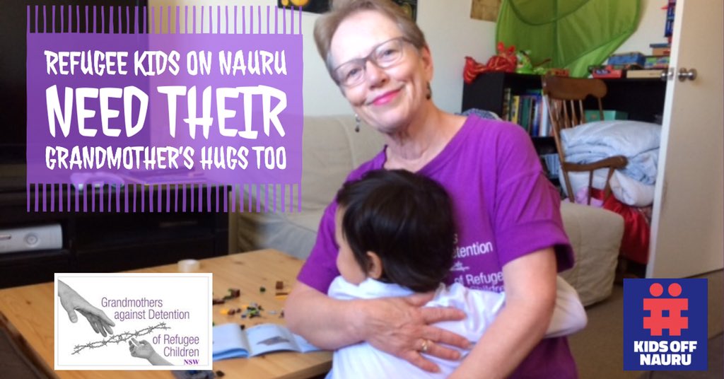 grandmothersnsw's tweet image. Let’s make Australia kind again #KidsOffNauru #LetsDoBetter #grandmothers #GADRC #refugees