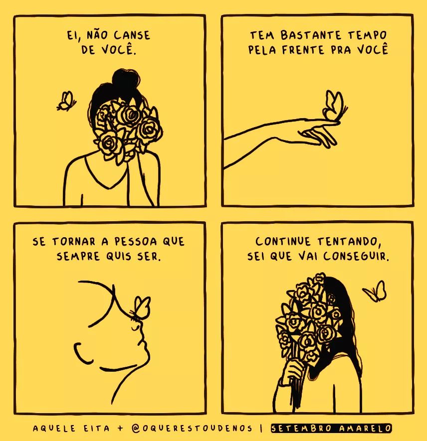 aquele_eita's tweet photo. [Tirinha especial Setembro Amarelo #4🎗️]
Texto por @oquerestoudenos (twitter/instagram) https://t.co/ZnXBcXJWjA