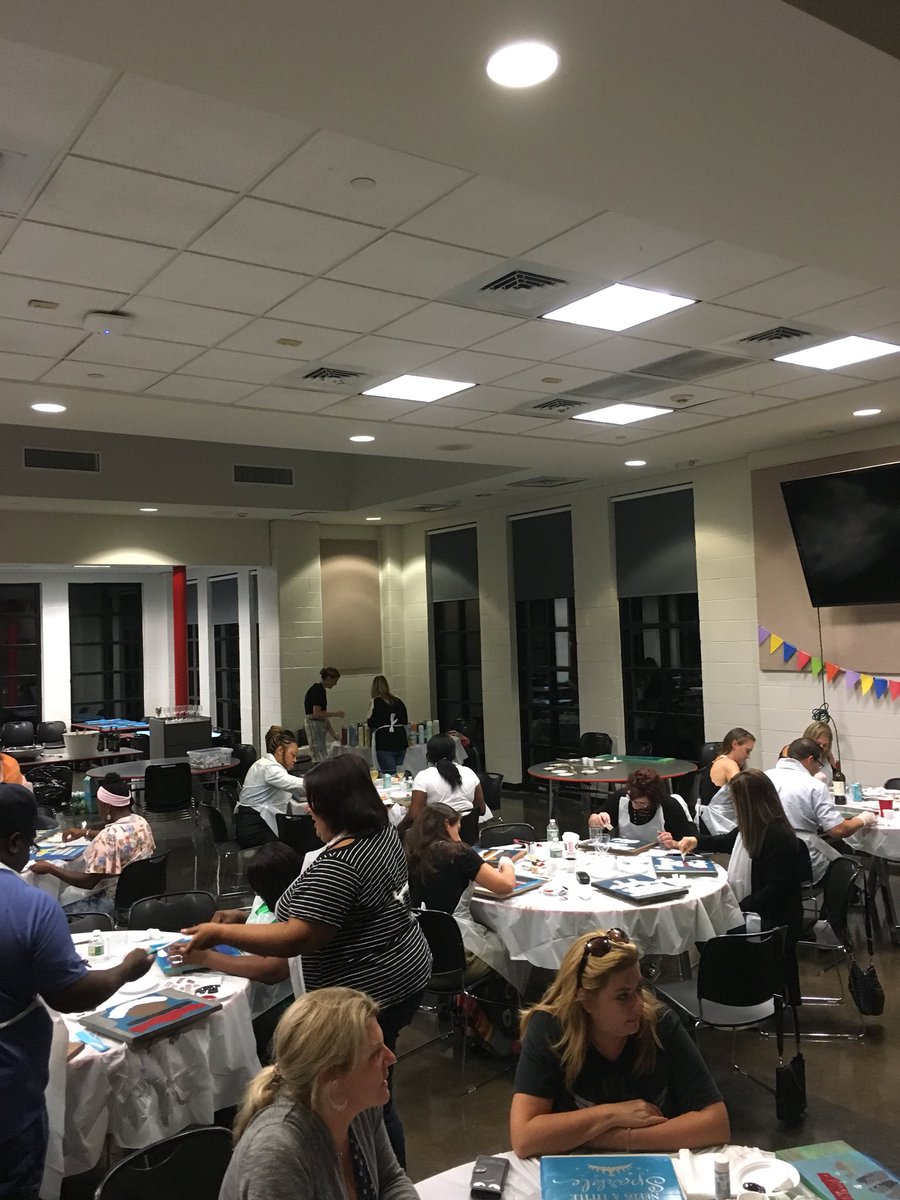 creno7's tweet photo. Pallet Painting Party....Saturday Nights are for the paints! Thanks to all those supporting LuHi Football! #RebuildRespect https://t.co/Zb6inRk6A3