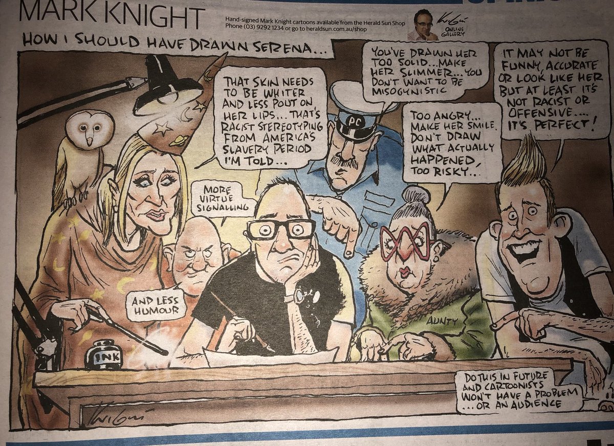 Mark Knight’s cartoon in today’s <a href="/theheraldsun/">Herald Sun</a> = brilliant. 💪🏽💪🏽💪🏽
Looking forward to talking to Knight on Sunday Morning <a href="/3AW693/">3AW Melbourne</a> after 11am.
