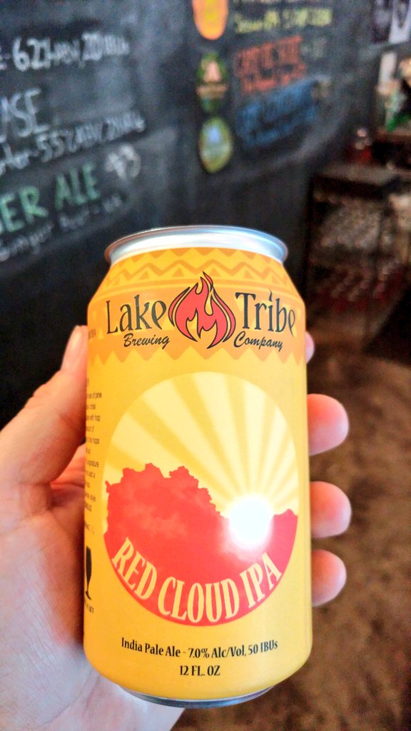 TLHBeerSociety's tweet photo. A funny thing happened during our trip to @LakeTribeBrew tonight ...
We got a preview of thier NEW cans!
#RedCloudIPA #SatsumaWheat
#DroppingNextWeek 👀 👀 👀 https://t.co/4Jz9szNF1u