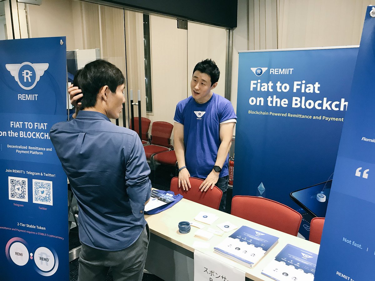 REMIIT in Next Economy Conference hosted by the biggest ICO listing platform in Japan @coinjinja! Great chance to speak with blockchain enthusiasts, experts and investors!

#REMIIT #Remittance #Payment #Japan #coinjinja