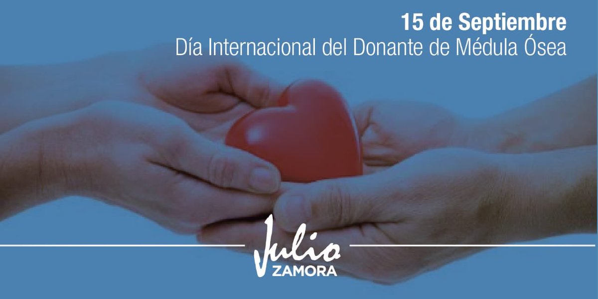 ZamoraJulio's tweet photo. Hoy se celebra el #DíaInternacionalDelDonanteDeMédula. Es importante concientizar sobre la importancia de esta acción y eliminar prejuicios. ¡Juntos, podemos salvar la vida de miles de personas en todo el mundo! https://t.co/3weE8fZB77