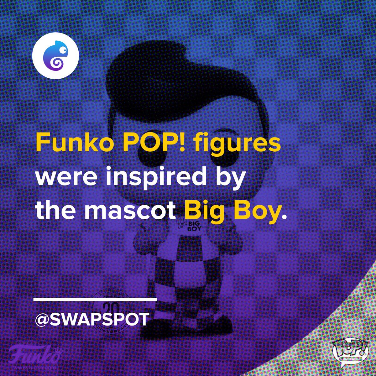 Swapspot's tweet photo. Raise your hand if you’re a Funko fanatic! 🙋‍♂️ #Funko #POP #Vinyl #Figures #BigBoy https://t.co/hmxYM0QHMT