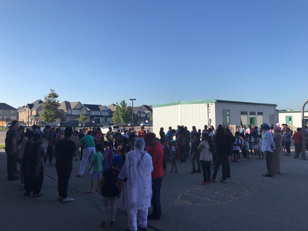 Feeling happy and excited to see the massive response of Punjabi community to Punjabi Language and Punjabi credit class at Walter Gretzky Elementary School @wgriffen. A big thanks to a Principal @gregcarr77 and <a href="/GELAgranderie/">GELA Grand Erie</a> for this great opportunity!!