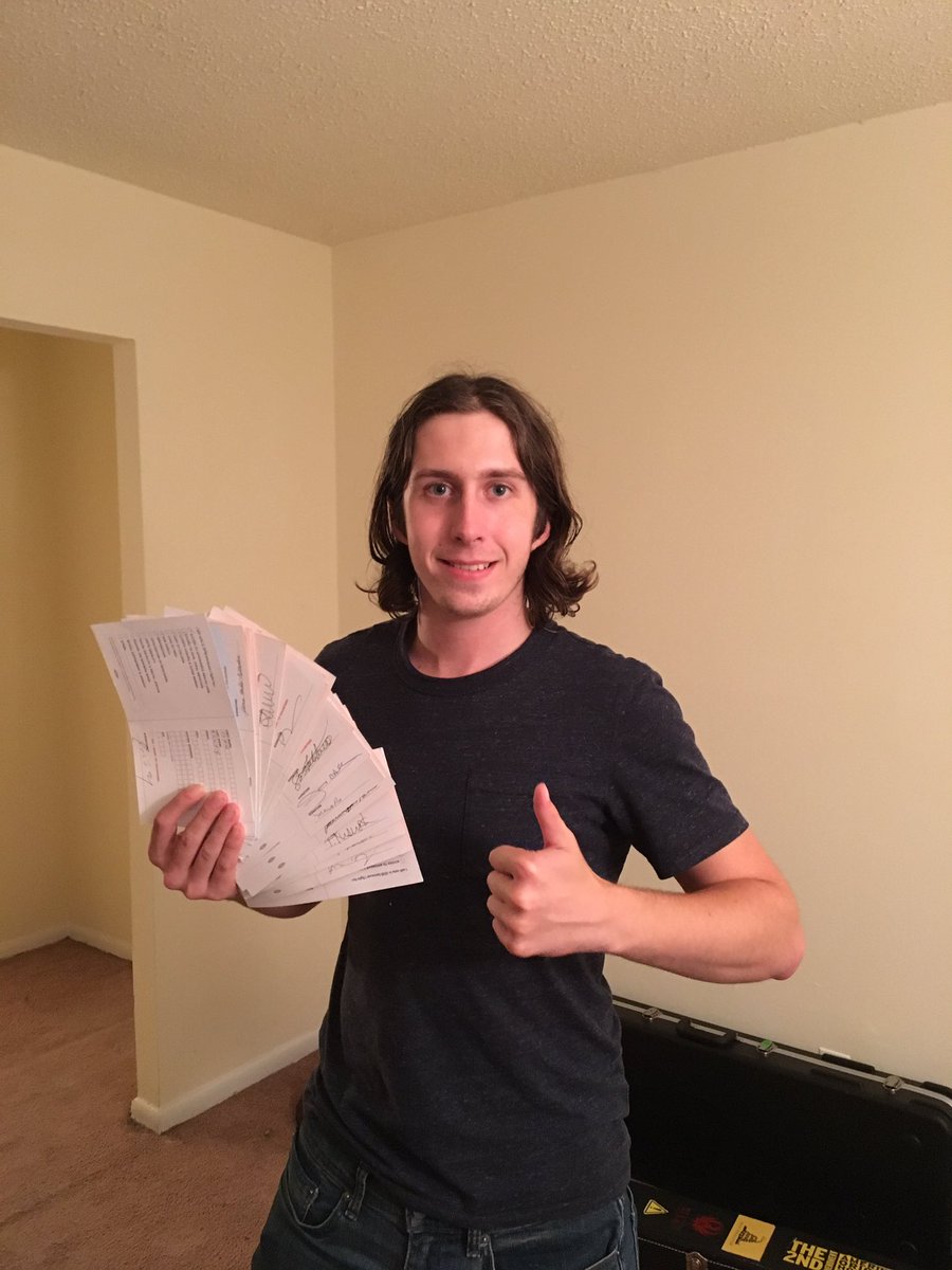 CaseyParent1's tweet photo. Our awsome volunteer got a bunch of PTVs today! Thanks Greg! #youthvote #ngrising https://t.co/cONwRakVbq