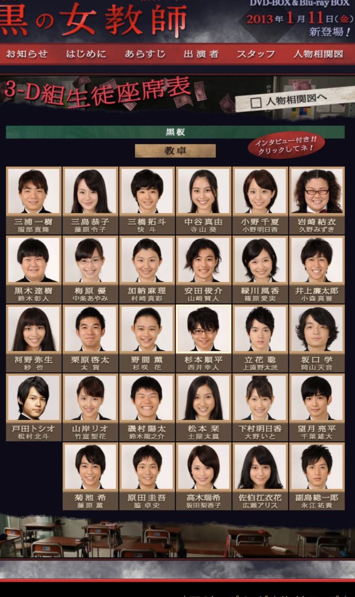 高村由佳 五年前のドラマ 黒の女教師 今見たら生徒のキャストがものすごく豪華 なかなかツッコミどころ満載なドラマだったけど個人的にはかなり好きでした キャストの選び方が絶妙だった 黒の 女教師 ドラマ
