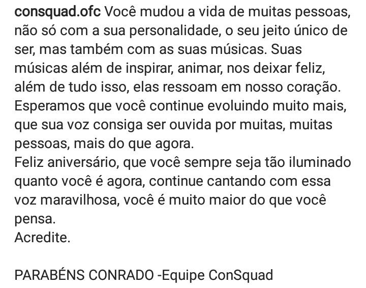 consquad_ofc's tweet photo. Hoje é dia dele!!! @conradobr_ofc https://t.co/jQ2oetjMBN