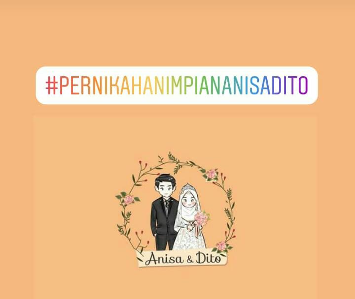 Yayyy ramaikan hastagnya #PernikahanImpianAnisaDito sampe TTI hari ini 🙏😇💕 <a href="/AnisaRahma_Adi/">Anisa Rahma Adi</a> <a href="/ananditodwis/">ANANDITO</a>