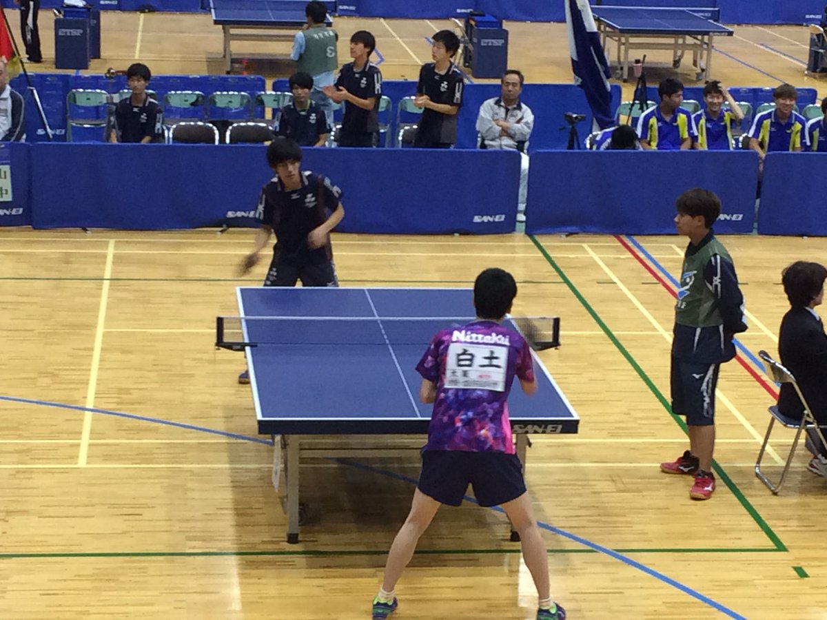 Uzivatel 同志社大学体育会卓球部 Na Twitteru 男子 対大阪経済法科大学 6番 松田 スポ健3 対白土の試合が始まります 応援よろしくお願いいたします