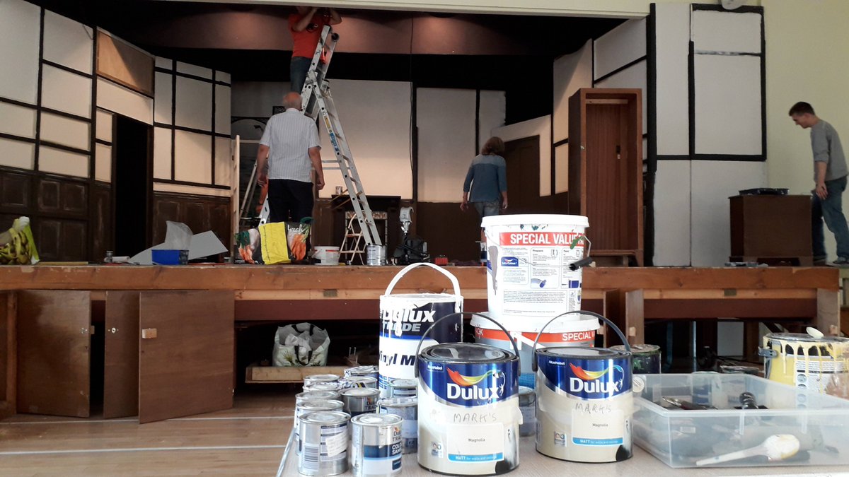 KatsKingsbridge's tweet photo. It is SHOW WEEK - Murder in Play opens on Wednesday night. Which can only mean one thing - GET IN !! #amdram #whatsondevon #southhams #devontheatre https://t.co/ixaGdX6qlS