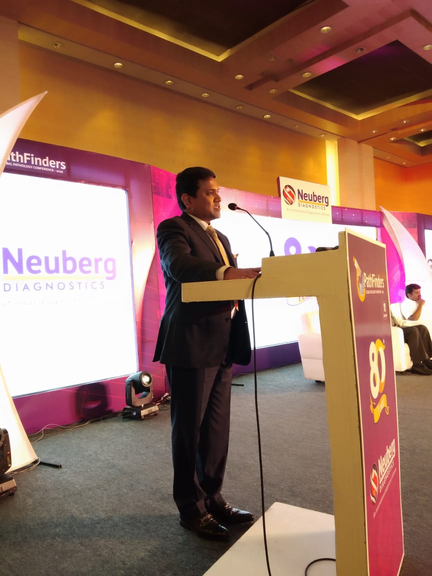 Neuberg_Diag's tweet photo. The first day of Neuberg Diagnostic #PathFinders2018 witnessed insightful sessions from distinguished speakers including Chairman & Managing Director, Dr. G.S.K Velu and Dr. Sujay Prasad, Medical Director, Neuberg Group.
#neubergdiagnostics #80YearsofLegacy https://t.co/mUUKG2zkJd