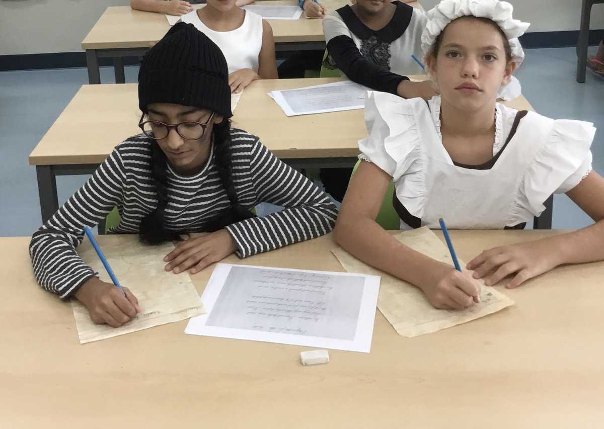BCADyear5's tweet photo. The teachers are a lot stricter today, which can only mean one thing - Victorian Day is in full swing. #bcadyr5 #victorianday https://t.co/qPfcOheomp