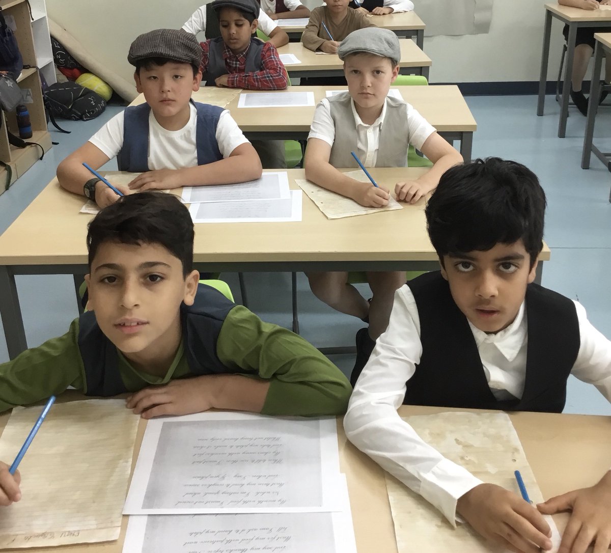 BCADyear5's tweet photo. The teachers are a lot stricter today, which can only mean one thing - Victorian Day is in full swing. #bcadyr5 #victorianday https://t.co/qPfcOheomp