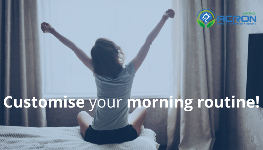 AcronElectrical's tweet image. What are some of the coolest things you can do with a home automation system? If you’re really clever, you can create a preset group of preferences that can be triggered by a phrase or word, so when you wake up you can draw the curtains, heat the kettle and turn on the radio!