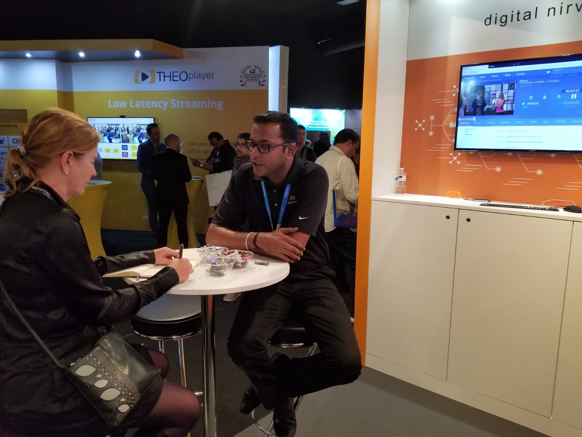 Digital_Nirvana's tweet photo. Here is a glimpse of #DigitalNirvana, exhibiting @IBCShow 2018.
#IBC #Amsterdam #IBC2018 #Metadator #Subtitling https://t.co/NrCxhrtHWx