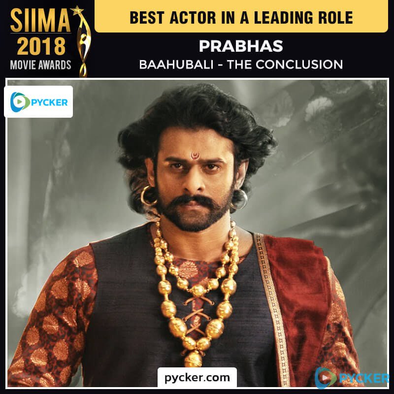 Prabhas_Team's tweet image. #Prabhas bagged Best actor award  @ siima2018 ✌️✌️
#BaahubaliTheConclusion 
#PantaloonsSIIMA #SIIMA2018  
Thanq @siima 
For ur genuine awards this time♥️