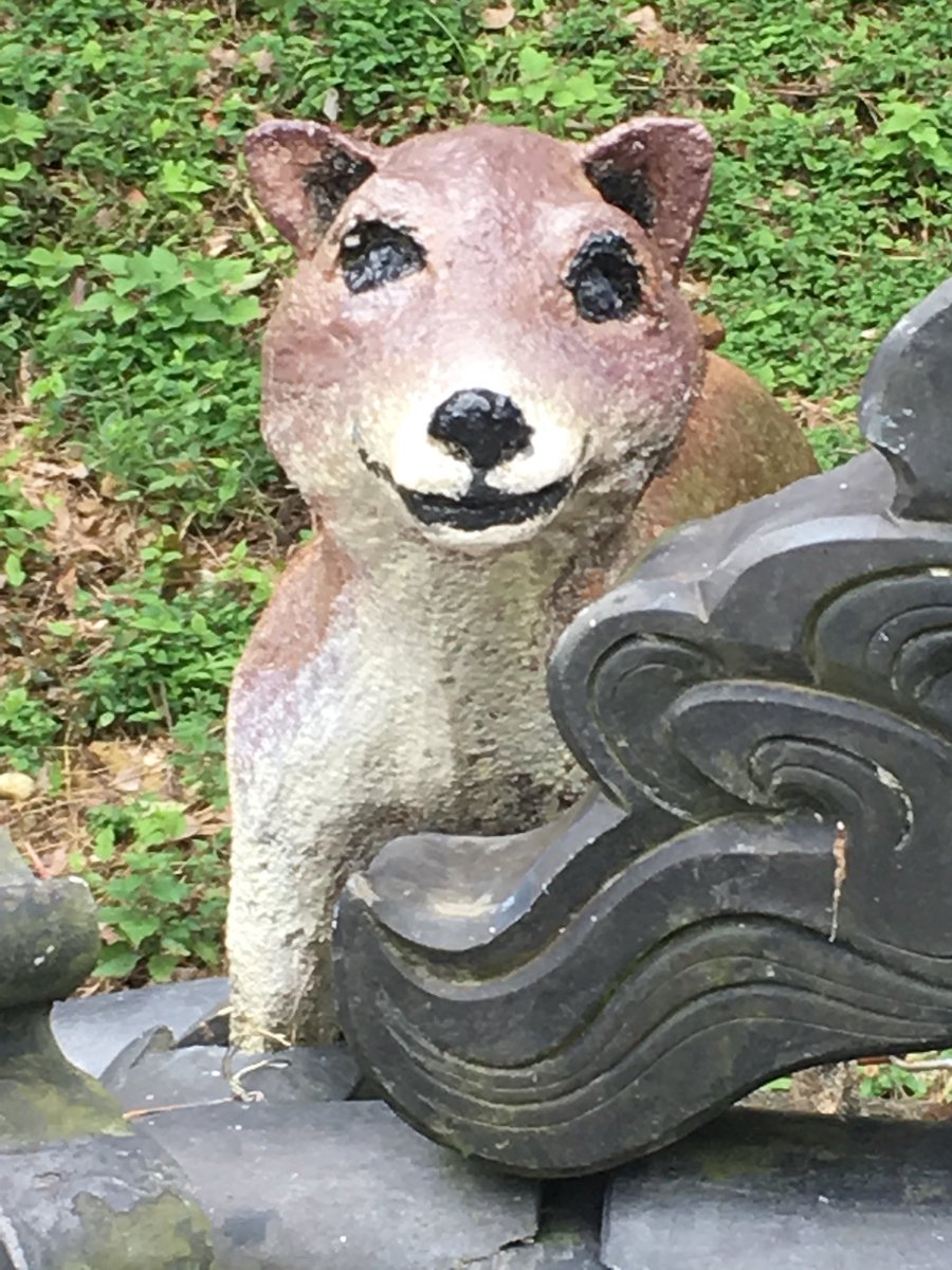 Key Chan 吉備津神社の隣駅の吉備津 彦 神社へ ずっと見たかった あの桃太郎像 猿の頼りなさと犬の表情が
