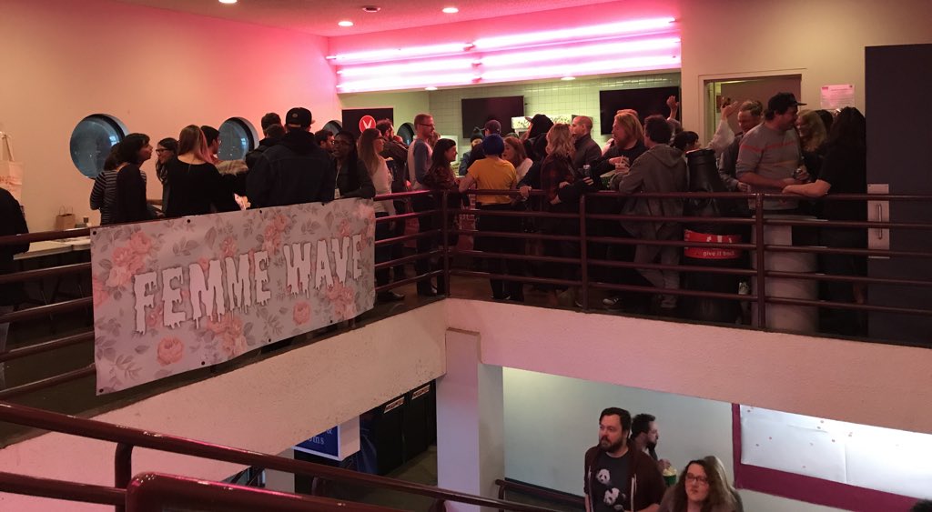 Incredibly stoked to put this night on with <a href="/FemmeWave/">Femme Wave</a>! Go get a cocktail, bid on the silent auction and get stoked on MEAN GIRLS!