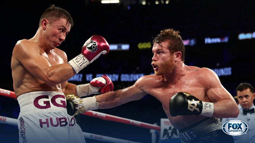 FOXSportsMX's tweet photo. ¡IMÁGENES PARA RECORDAR!

¡IMÁGENES QUE NO SE OLVIDARÁN NUNCA!

¡IMÁGENES DE LA NOCHE MÁS MEXICANA GRACIAS A CANELO!

Así fue la victoria de Saúl Álvarez sobre Gennady Golovkin

#BoxeoxFOX #CaneloGGG2 https://t.co/lv0u0yIvOU