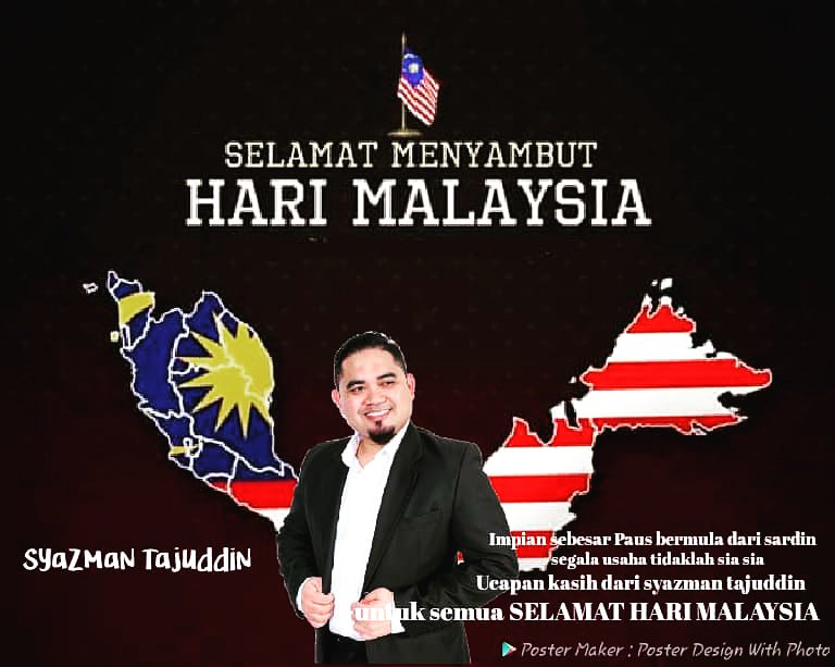 MCSyazman's tweet photo. Impian sebesar paus dari sekecil sardin, 
Bersungguh2 tidaklah sia2
Ucapan ikhlas dari syazman tajuddin
Untuk semua SELAMAT HARI MALAYSIA.. 

Ikhlas dari saya Emcee Syazman Tajuddin 

#mcsyazmantajuddin #pengacara #host #emcee #malaysiakunegaraku #sayangimalaysiaku #daulattuanku https://t.co/Yn7Ah44CV3
