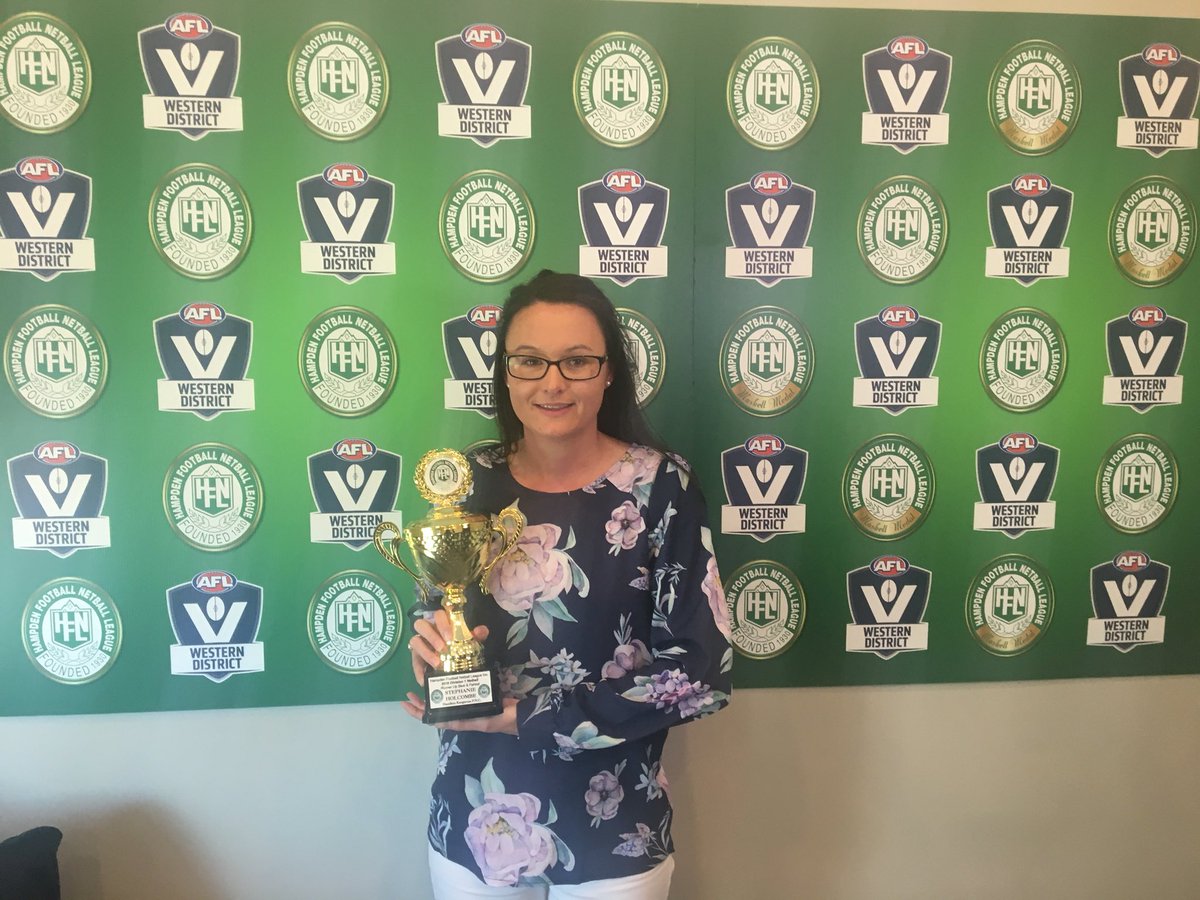 Nick Brown (@nickbbrown) on Twitter photo .<a href="/HKFNC/">Hamilton Kangaroos</a>’s Steph Holcombe finished runner-up in the division one best & fairest.
#Hampdenfinals18 .<a href="/HKFNC/">Hamilton Kangaroos</a>’s Steph Holcombe finished runner-up in the division one best & fairest.
#Hampdenfinals18