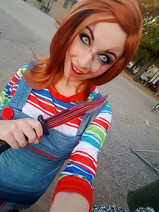 GeekyGirlsRock's tweet photo. #Fandom @GiadaRobin #Chucky #ChildsPlay 
Giada Robin 
Lady Fett https://t.co/8iDLlsU1GT