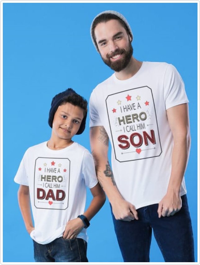 I Have A Hero ... Buy Father Son duo T-Shirts.
Visit India's largest online fashion destination.
Best Quality | Quick Buy | Free Returns | COD Available 
Follow #promisestore
Shop now bit.ly/2NB0mhr

#chennaifashion #delhifashion #kolkatafashion #kolkatastyle