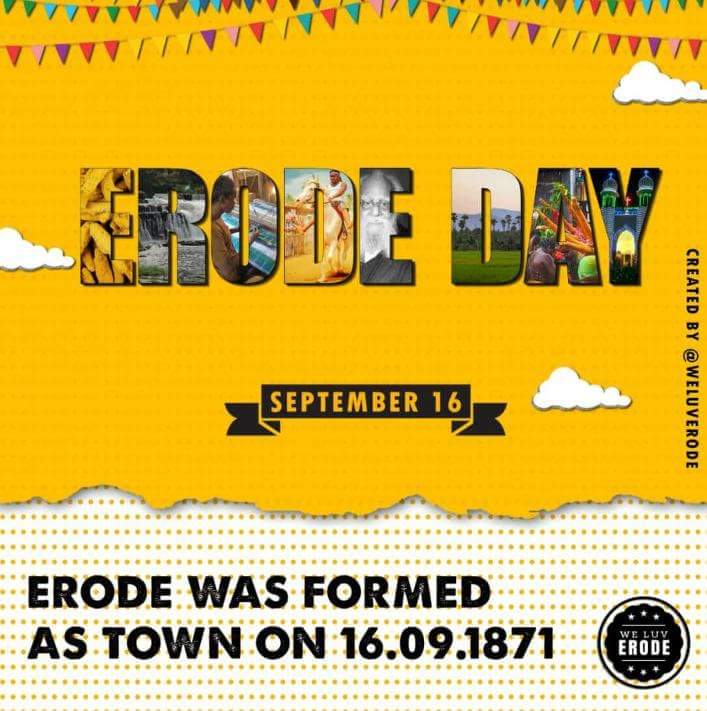dhilip_kumart's tweet photo. இன்று ஈரோடு நகருக்கு 149 வது பிறந்தநாள்
#ErodeDay #HappyBirthdayErode #NammaErode #OurErode https://t.co/iUntQMPvj2