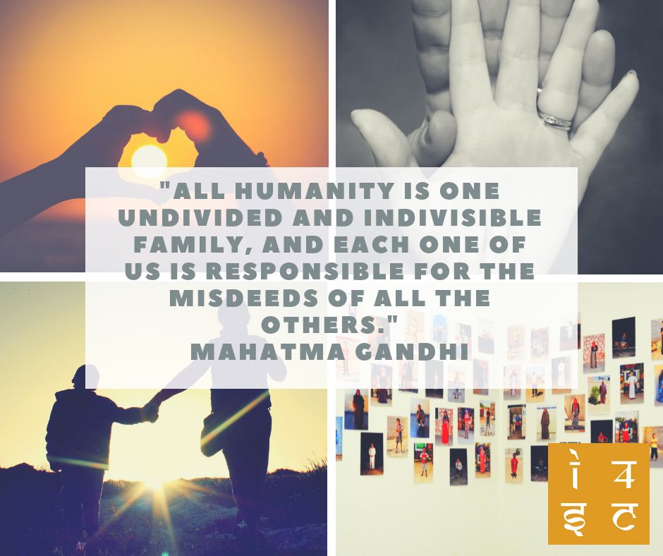 Indians4SC's tweet photo. #indians4socialchange #MahatmaGandhi #humanity #family https://t.co/0KlQNg3Vrh