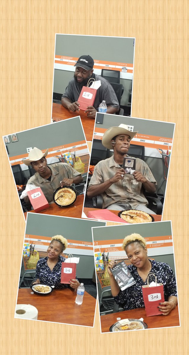 jbguice08's tweet image. Congratulations to Mario...1st place, Julius...2nd place, and Haneefa...3rd place. #SuccessSharing2018 #WesleyChapelTHD118 #pieeatingcontest @AmitPanchal21