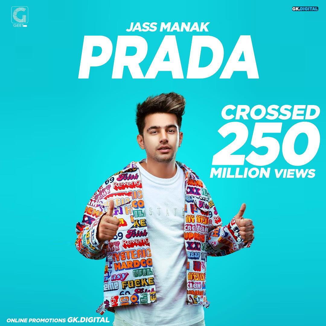 imjassmanak's tweet photo. 250 Million #Prada 🔥 Love You ❤️ @SattiDhillon7 | @GeetMP3 | @Gk.Digital https://t.co/5bjfsPX6jY