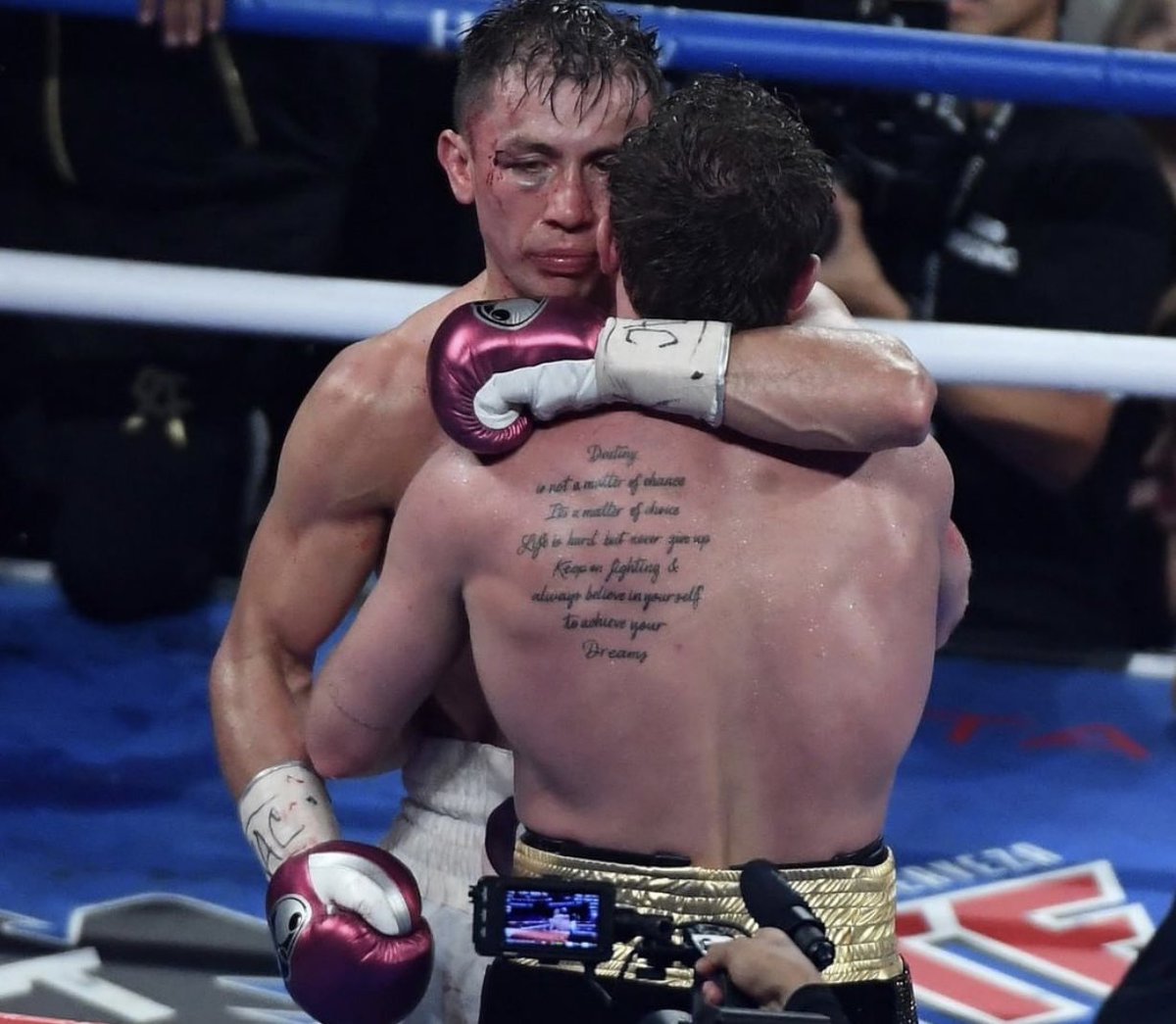 Edward on Twitter How canelo got a tattoo in English But dont even  speak it CaneloGolovkin2 httpstcoKs4pRmQ4Ok  X