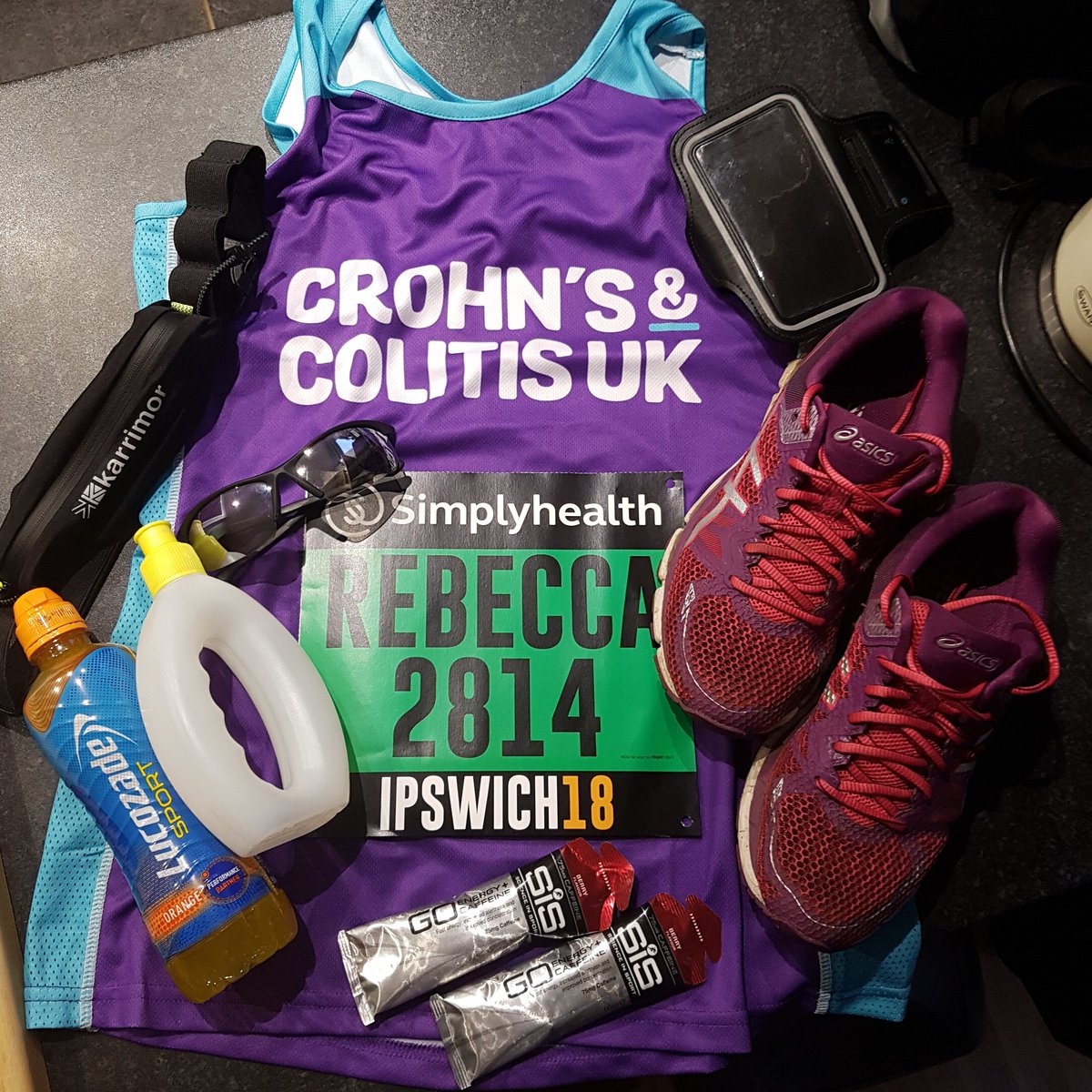 mrsbear83's tweet photo. Right let's do this! #thegreateastrun  #HalfMarathon #CrohnsColitisFR 
Still time to donate lovely people. Xx
https://t.co/JKv6n4J5ZA https://t.co/ZF4brGxKhP
