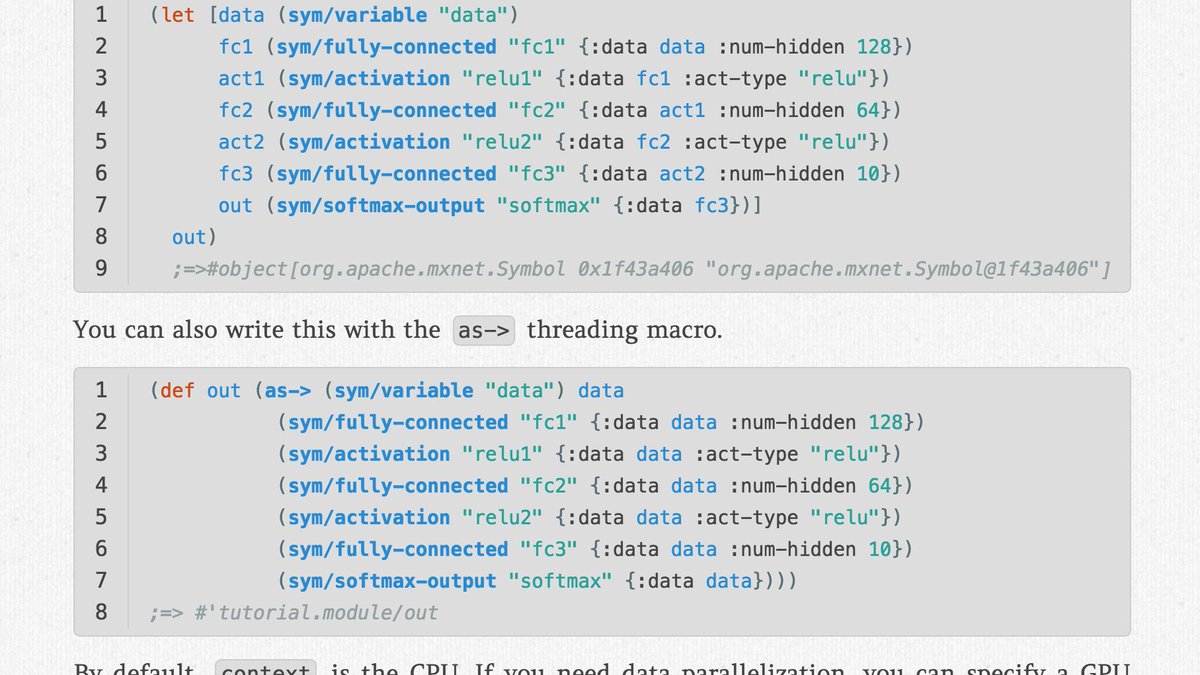 deep learning clojure
