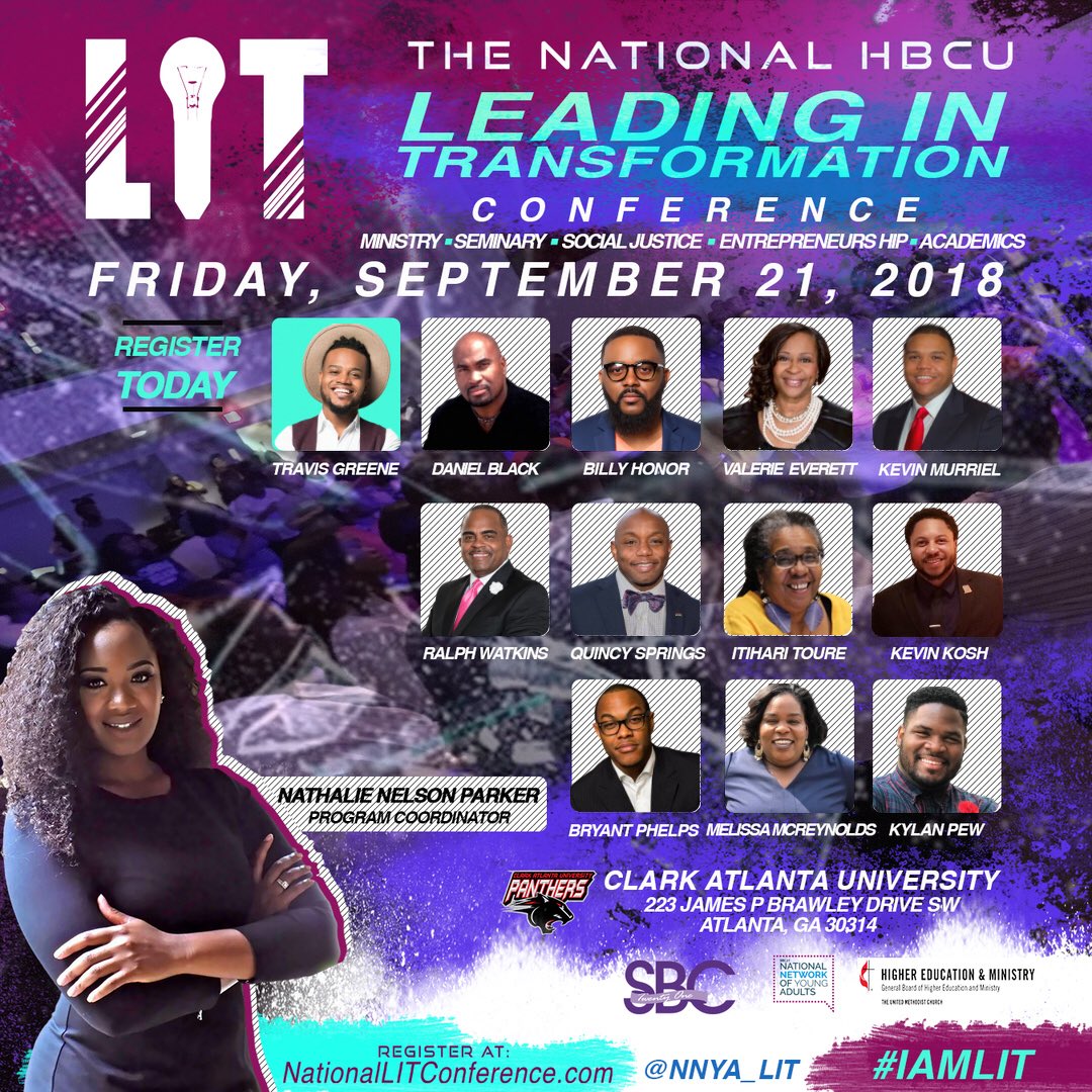 NNYALIT's tweet photo. Are you Ready?
🔹
#iAmLIT #LeadingInTransformation #LITconference #StayLIT #LITNATION
#NNYA #SBC21 #UMC #UMCYCI #HBCUpride #hbcuconference #CAU #ITCpride #Spelman #AUC #MorrisBrown https://t.co/q91YipvOzp