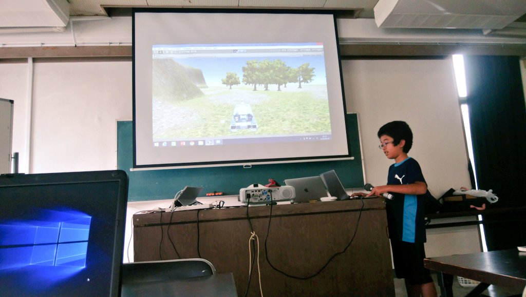 CoderDojoKonan_'s tweet image. #CoderDojo岡南 発表会始まりました！
#CoderDojo