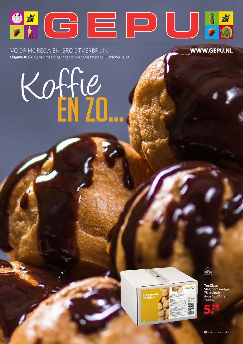 Koffie &amp; zo bij GEPU! Bekijk nu #actiefolder 10 via deze link: bit.ly/2NdyNur 

 #groothandel #Utrecht #prijsvoordeel #horeca