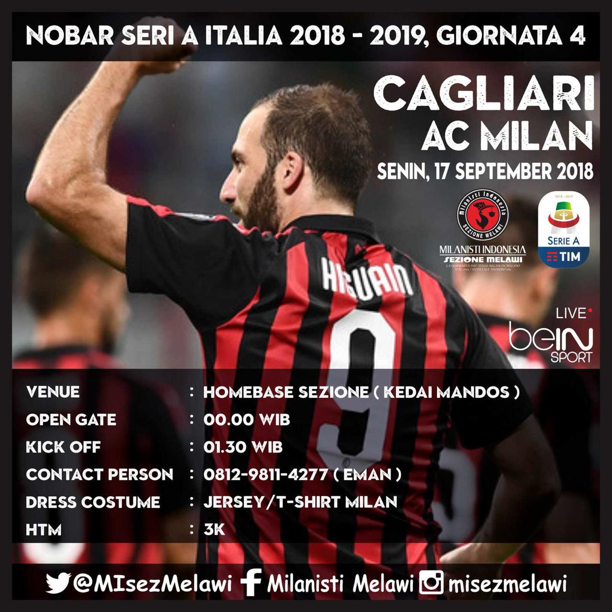 Join with us...
#CagliariMilan 
Cc: <a href="/rossonerifreak/">rossonerifreak - commentary - acmilan</a>