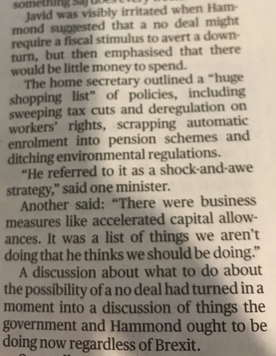 AdamBienkov's tweet image. Why Conservative Brexiteers are so keen on a no-deal Brexit: It would give them an excuse to do all the things they’ve wanted to do for decades but never thought they could get away with.